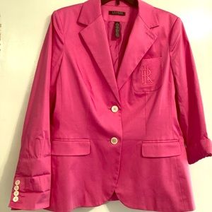 Lauren Ralph Lauren Pink Blazer 14